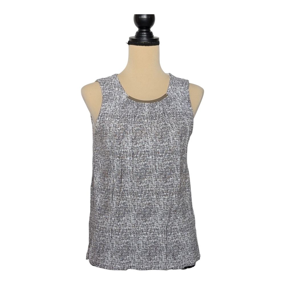 Women's Gray Sleeveless Top